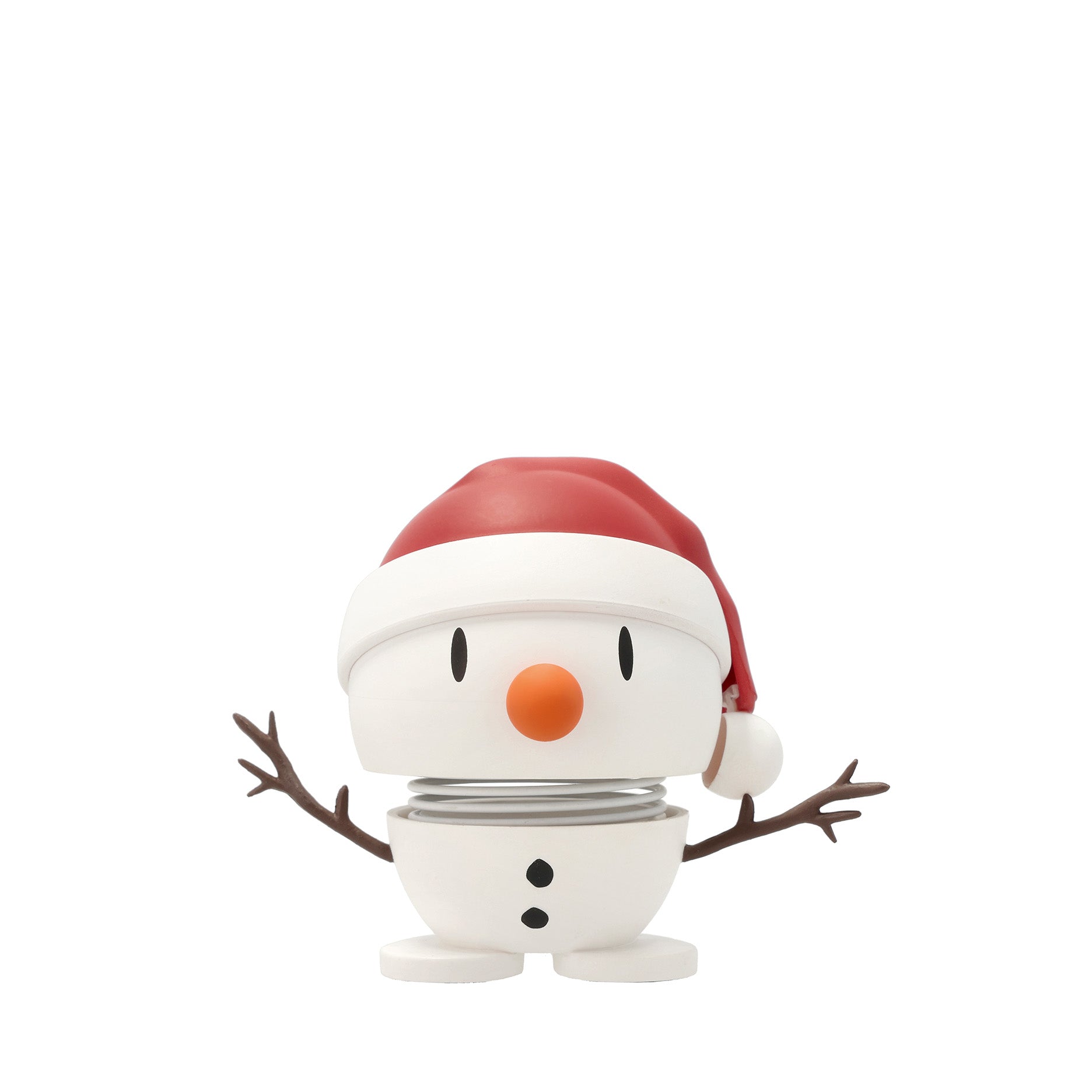 Soft Santa Snowman lille white